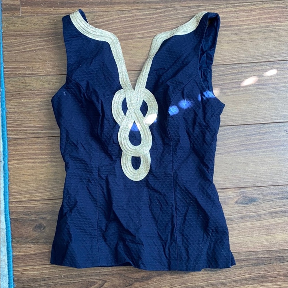 Lilly Pulitzer Top, size 00, excellent condition - Picture 2 of 5